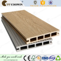 Groove lixar em relevo decking exterior wpc / piso de madeira / decks de madeira
